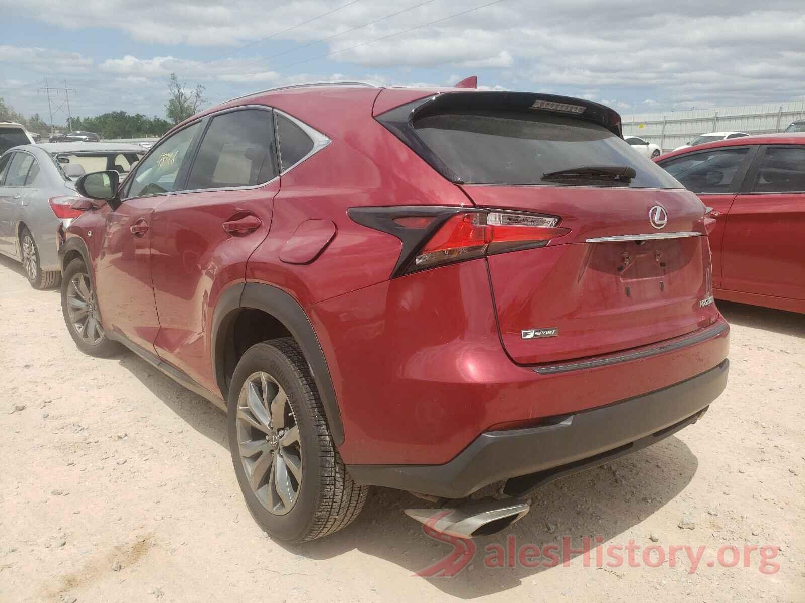 JTJYARBZ0H2065833 2017 LEXUS NX