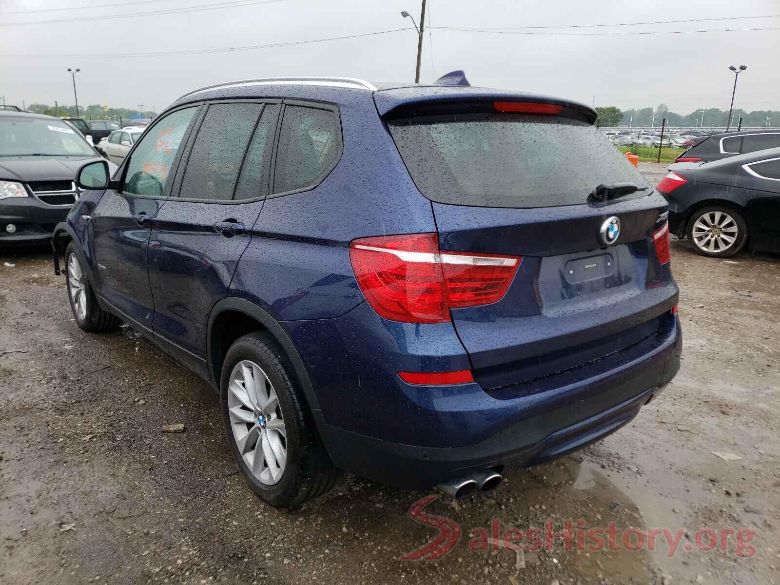 5UXWX9C55G0D68252 2016 BMW X3