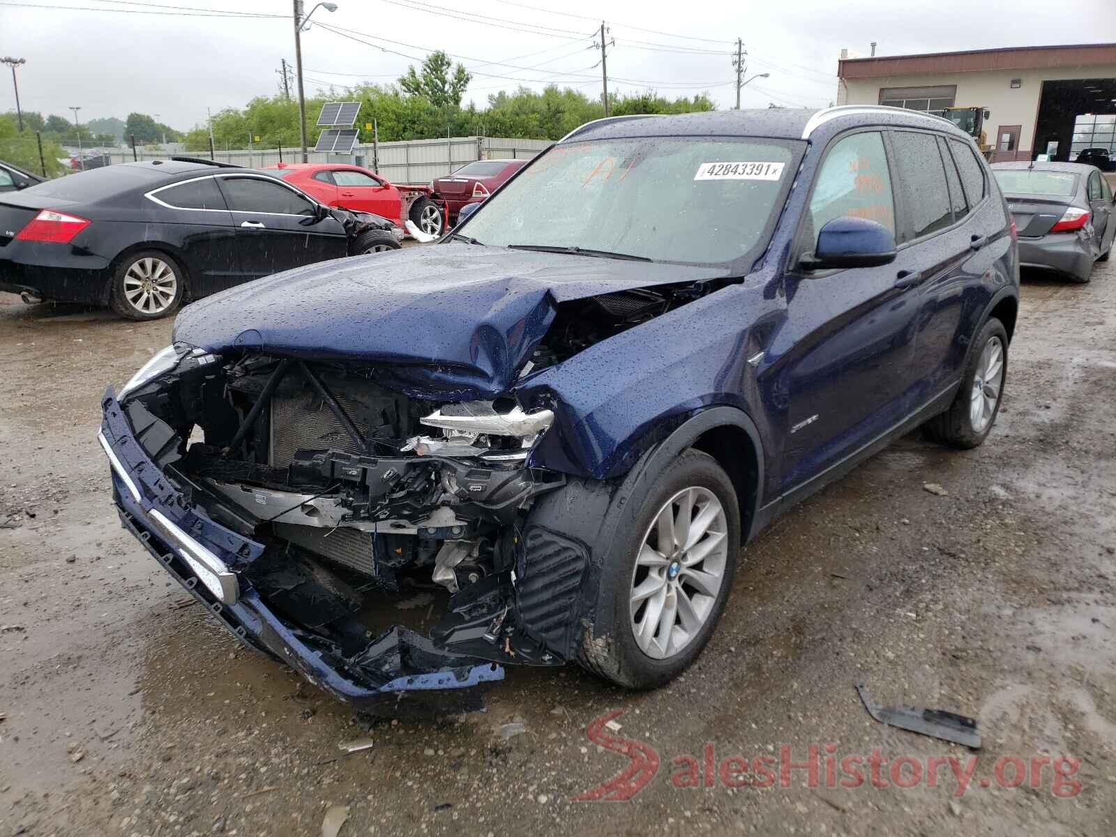 5UXWX9C55G0D68252 2016 BMW X3