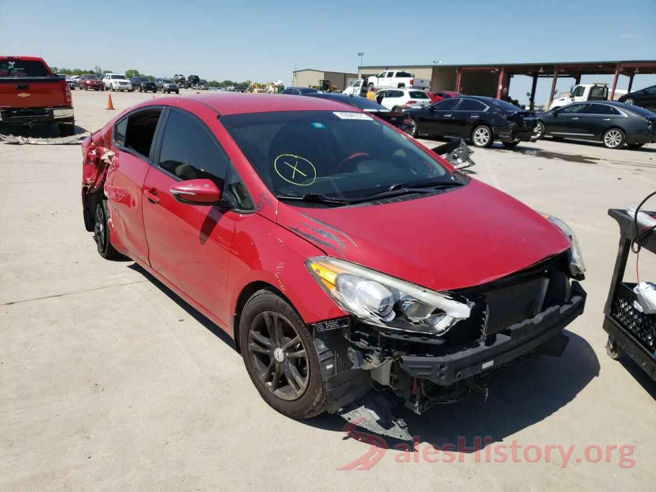 KNAFX4A67G5521310 2016 KIA FORTE