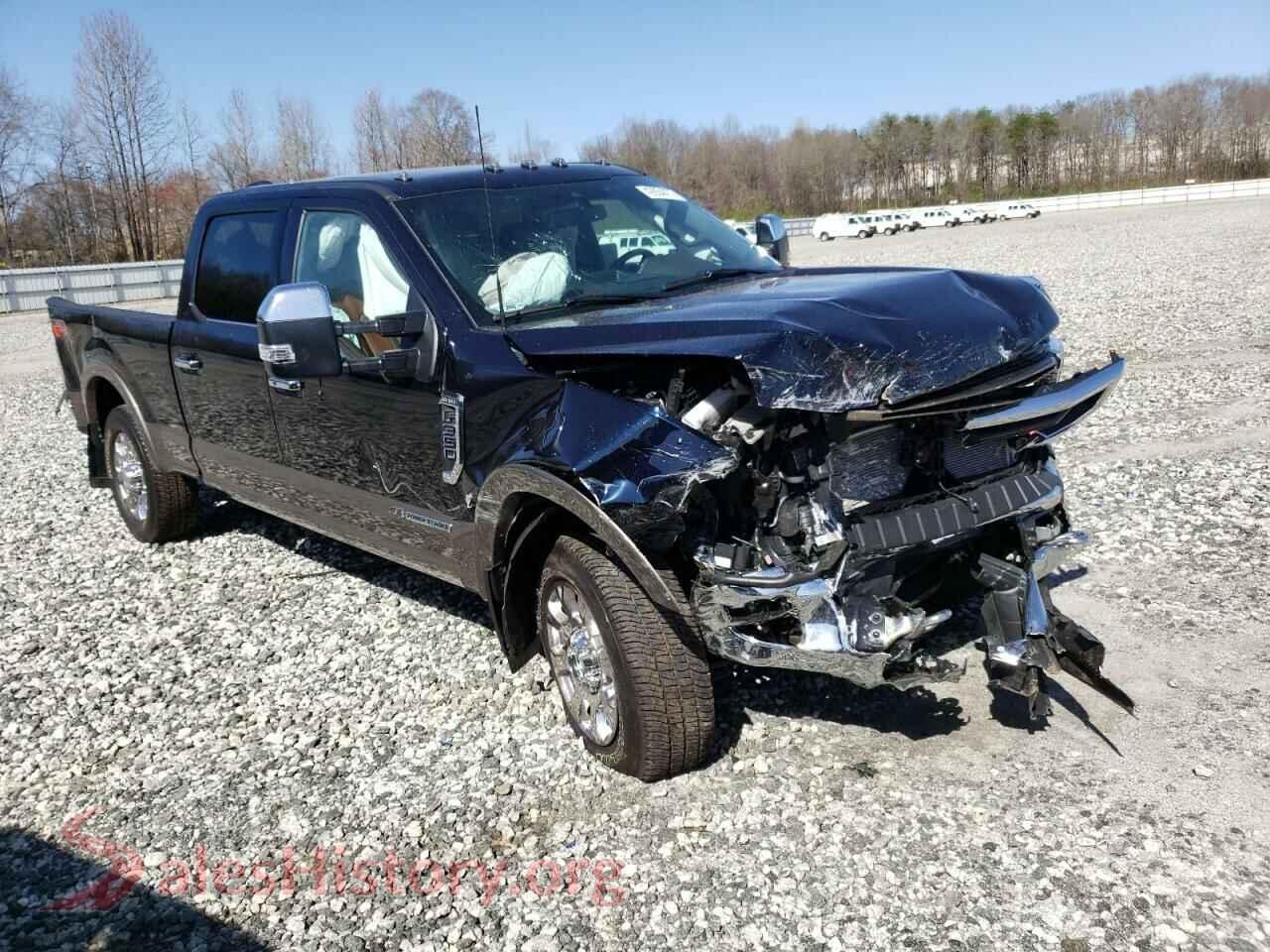 2022 FORD F350 VIN 1FT8W3BT6NED28754, rear 3/4 view