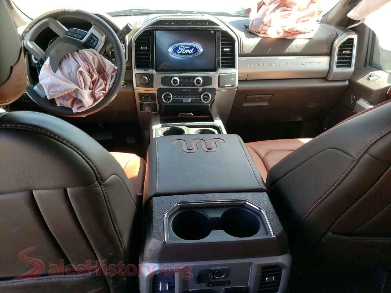 2022 FORD F350 VIN 1FT8W3BT6NED28754, interior dashboard