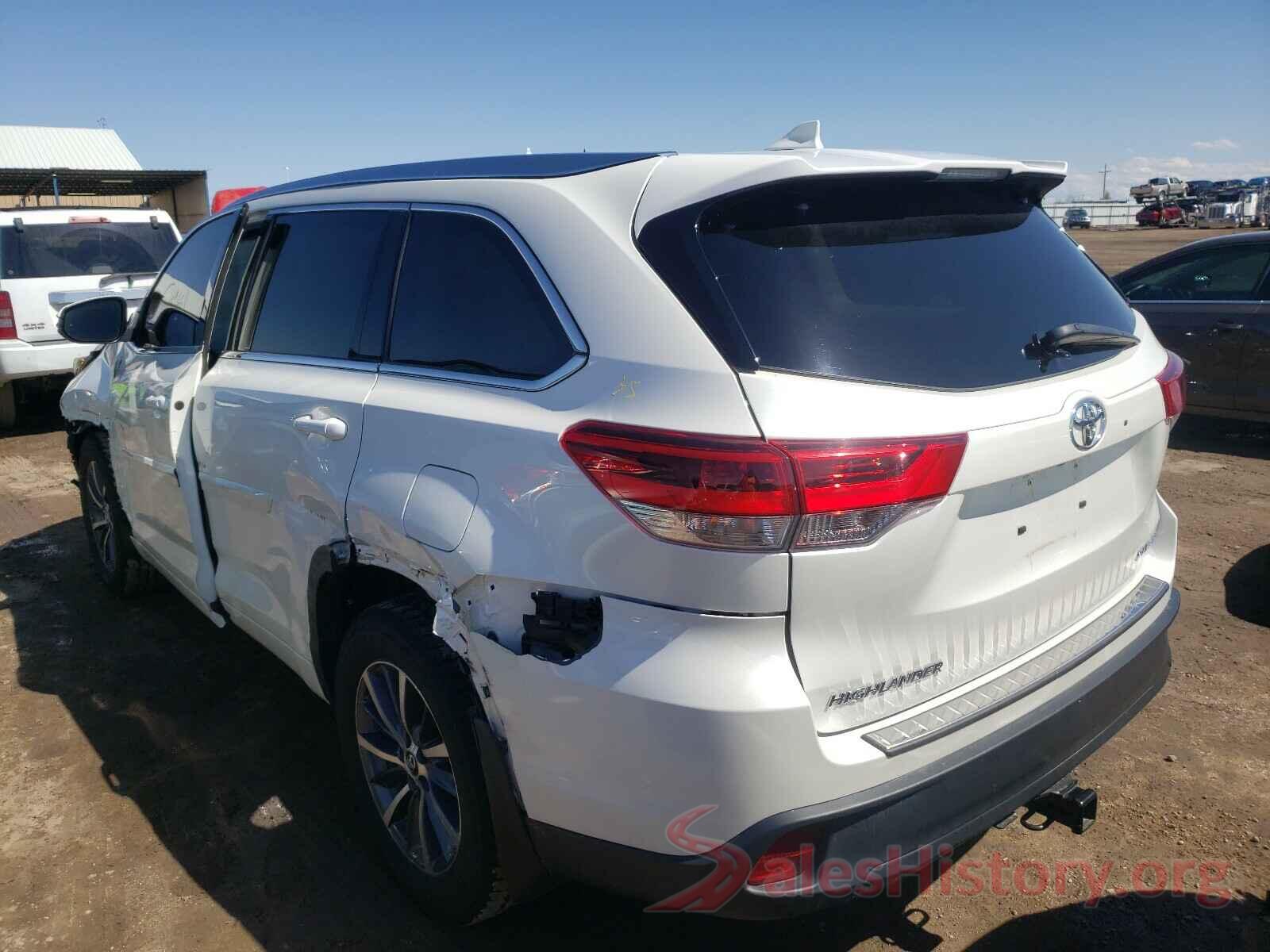 5TDJZRFH2HS512301 2017 TOYOTA HIGHLANDER