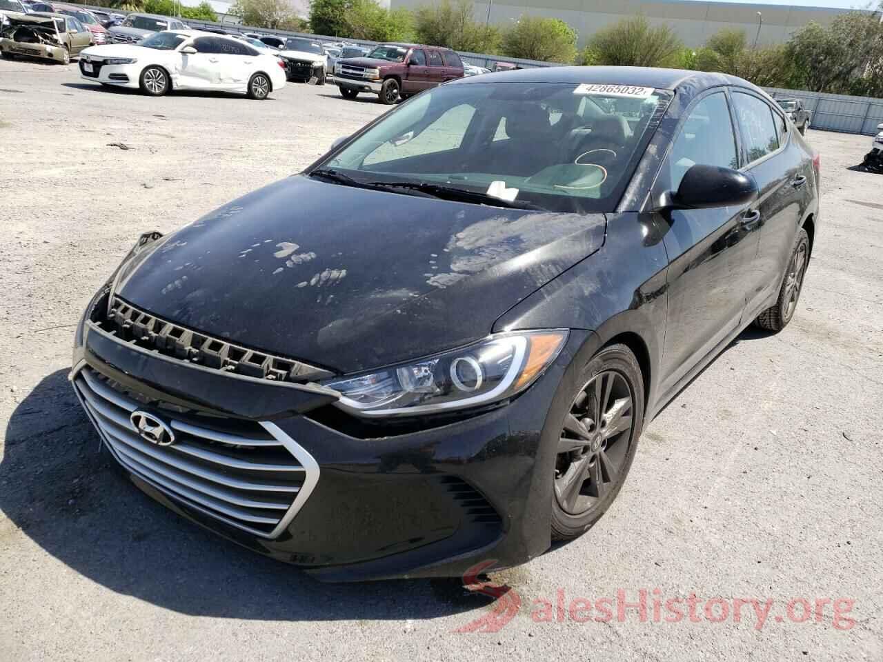 5NPD84LF1JH307182 2018 HYUNDAI ELANTRA