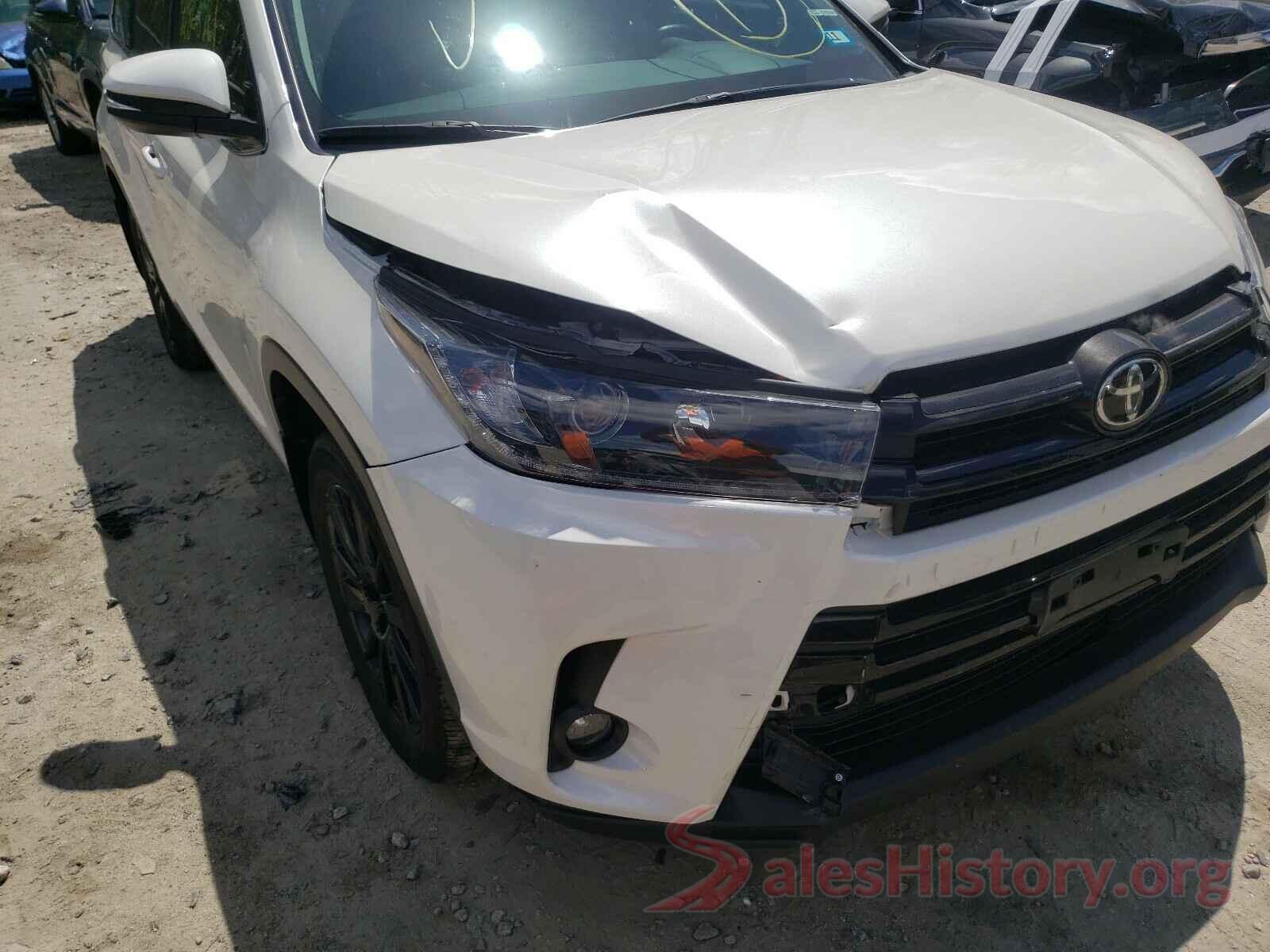 5TDJZRFH5KS609273 2019 TOYOTA HIGHLANDER