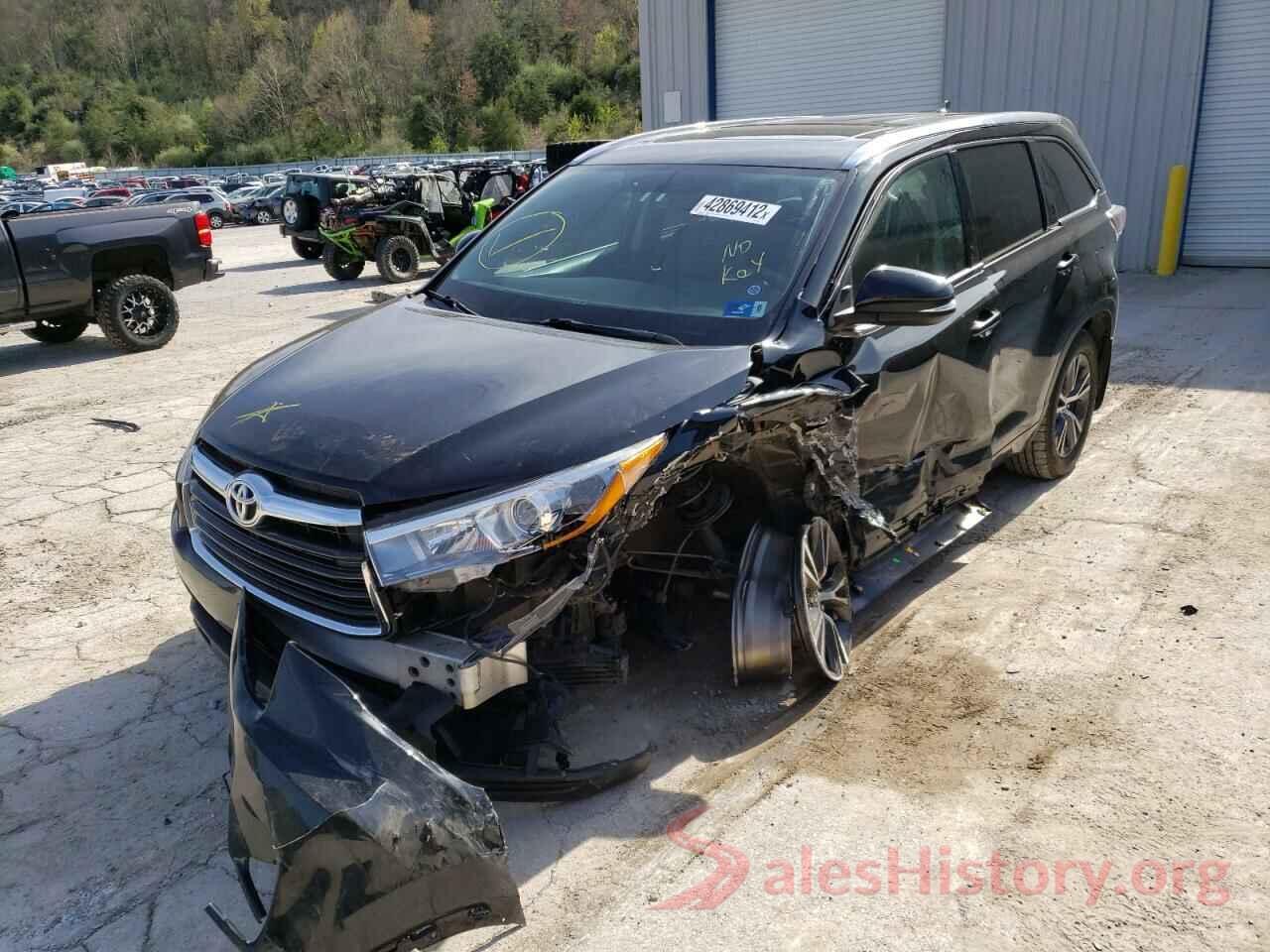 5TDJKRFH0GS284141 2016 TOYOTA HIGHLANDER