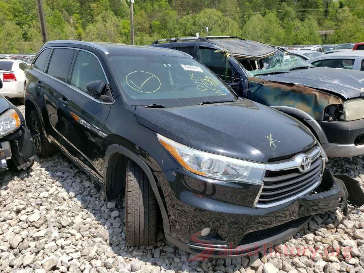 5TDJKRFH0GS284141 2016 TOYOTA HIGHLANDER