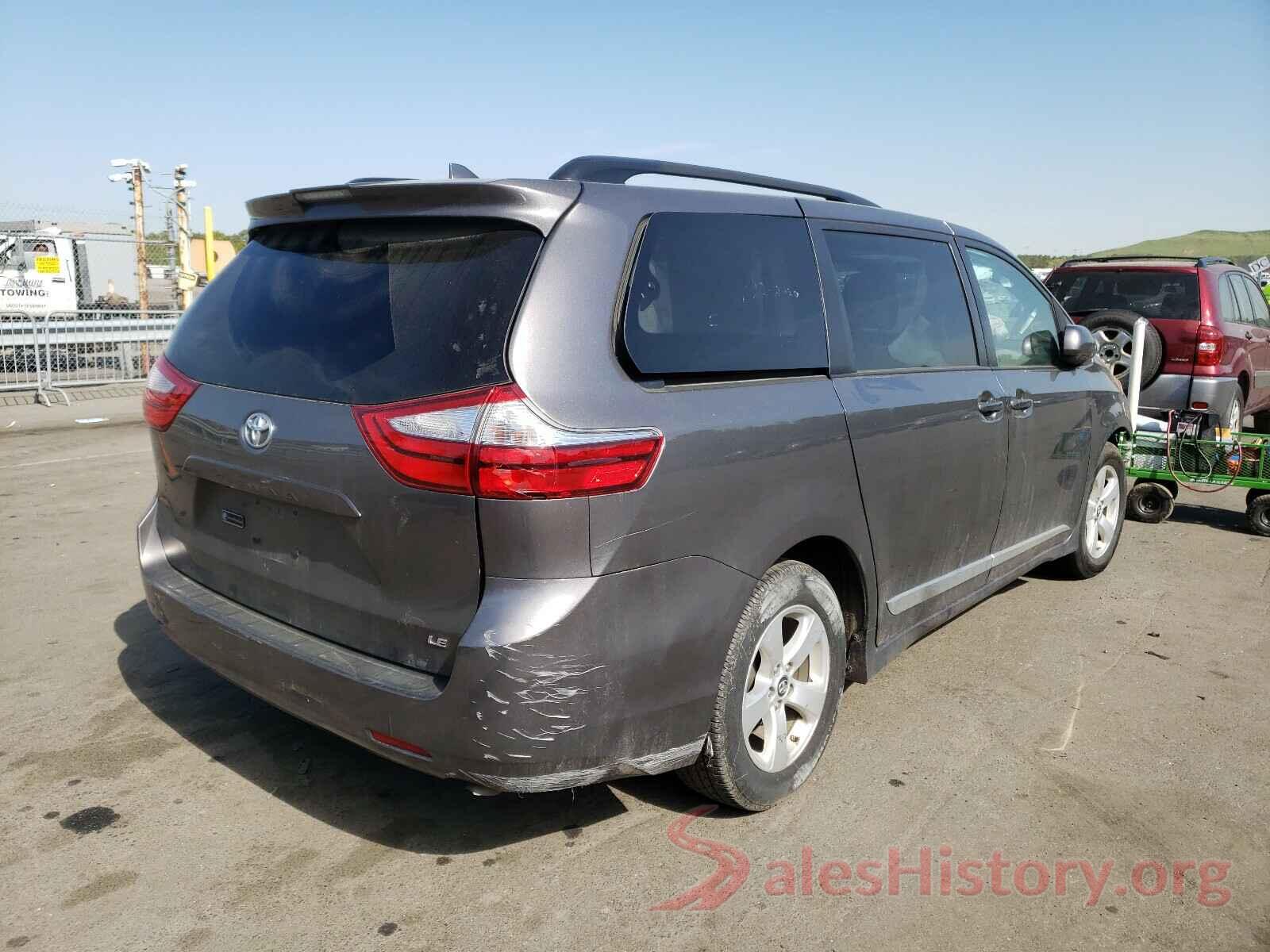 5TDKZ3DC7KS019794 2019 TOYOTA SIENNA