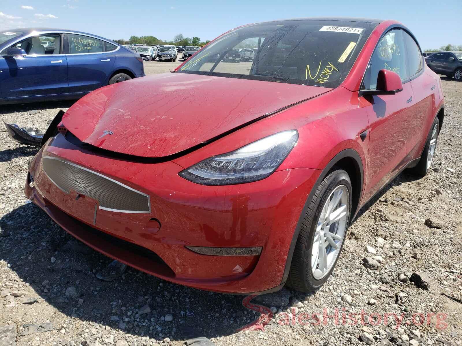 5YJYGDEF2LF039097 2020 TESLA MODEL Y