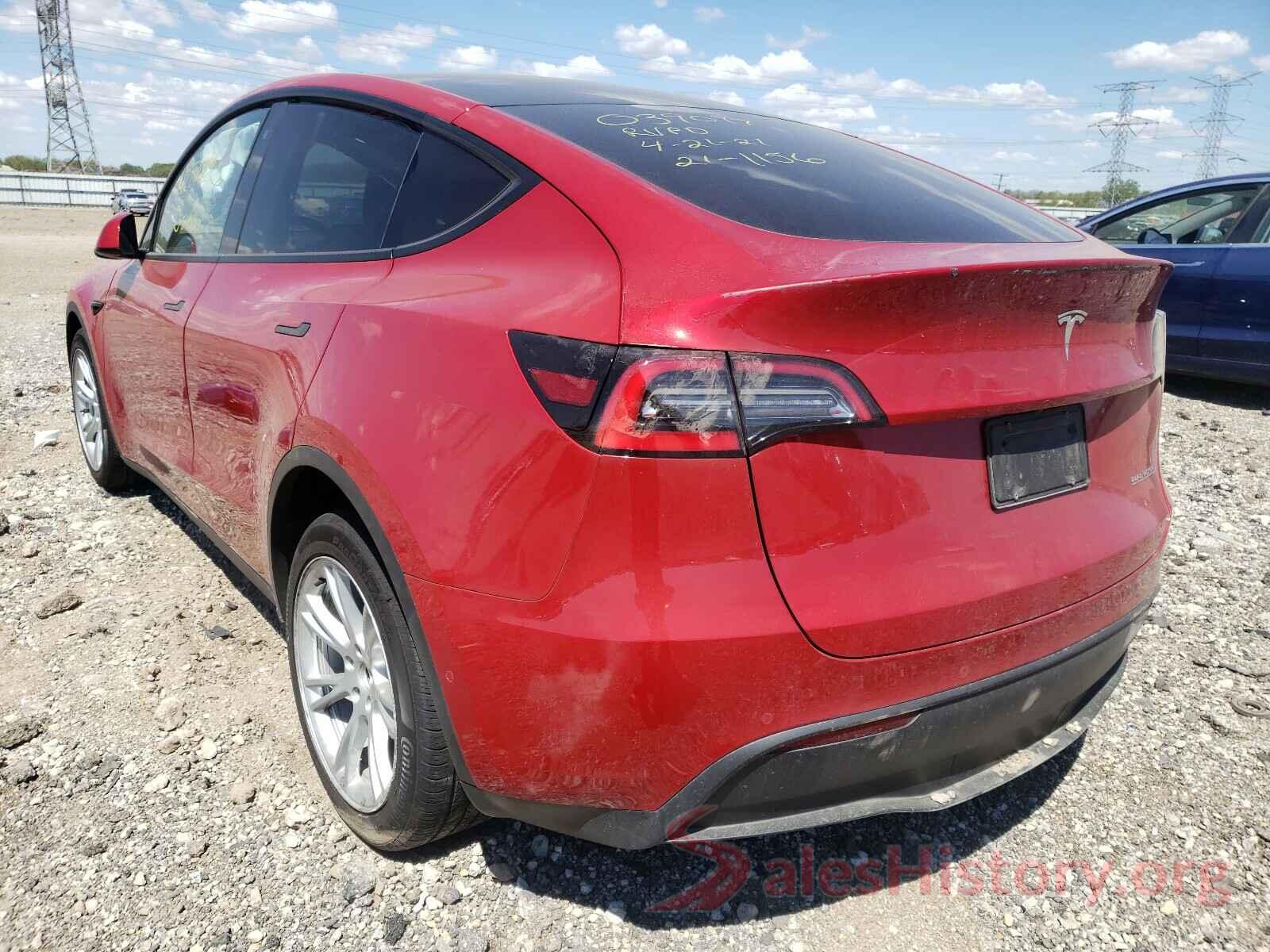 5YJYGDEF2LF039097 2020 TESLA MODEL Y