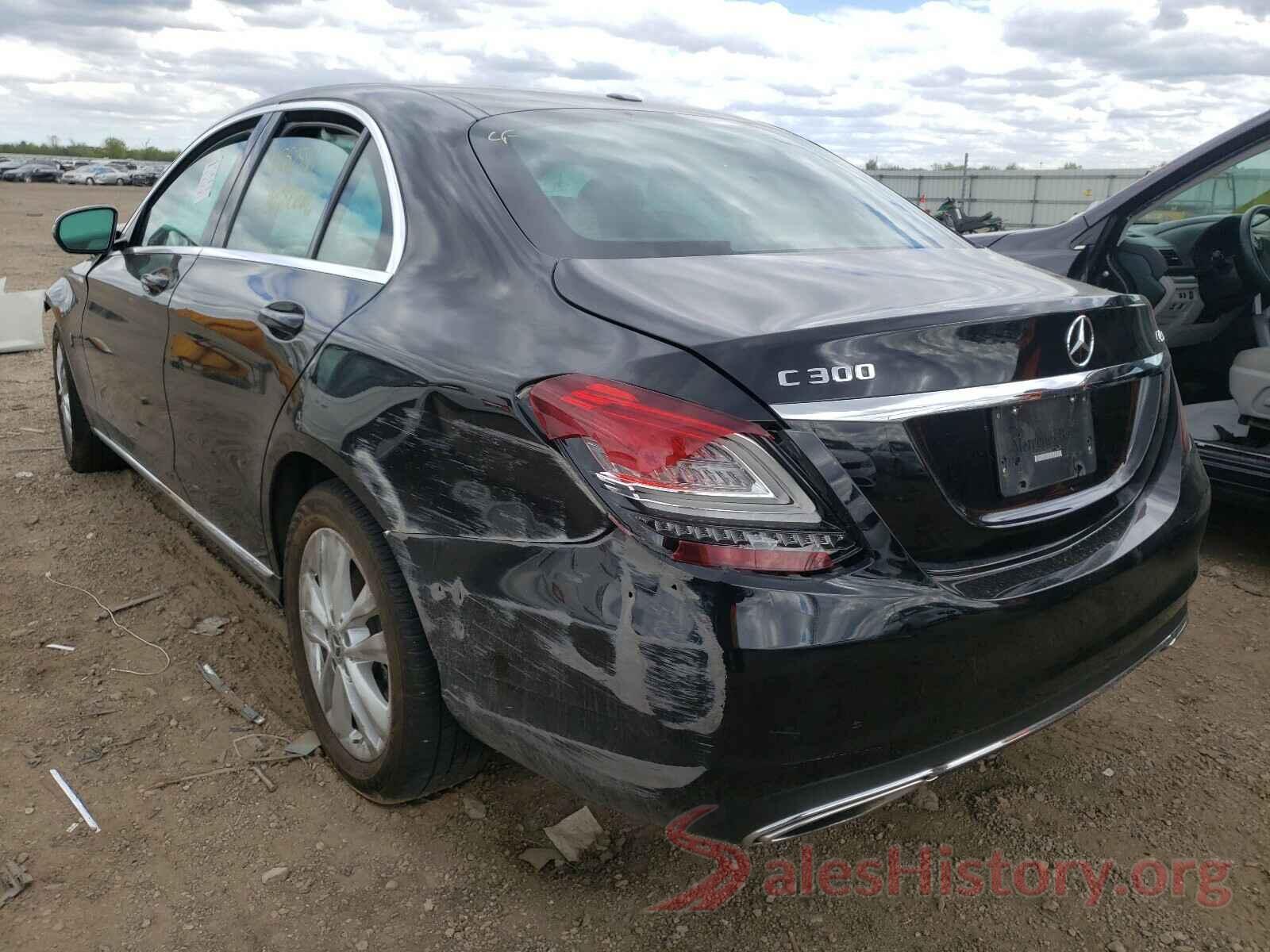 55SWF8EBXKU315781 2019 MERCEDES-BENZ C CLASS