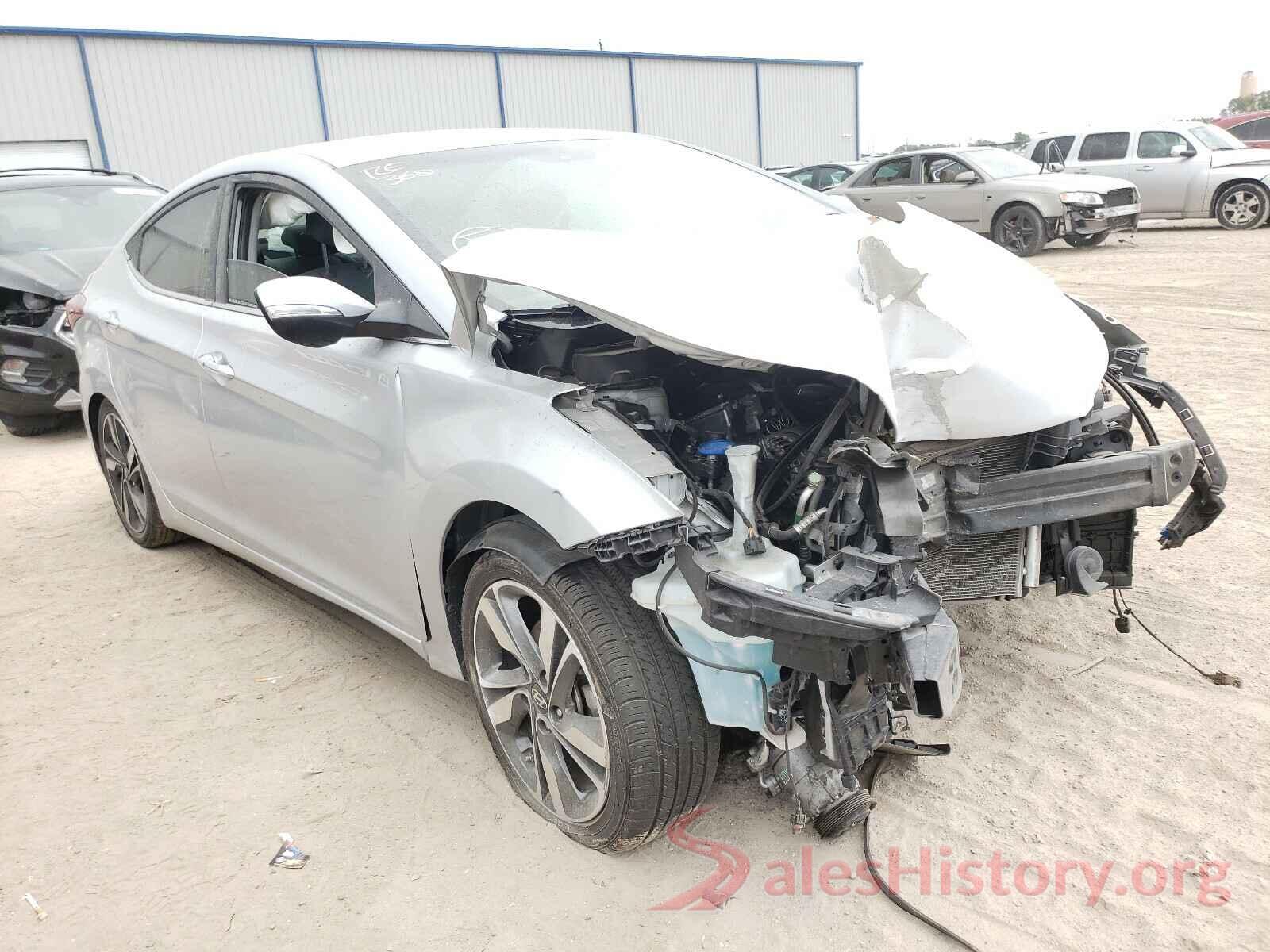 KMHDH4AE9GU520868 2016 HYUNDAI ELANTRA