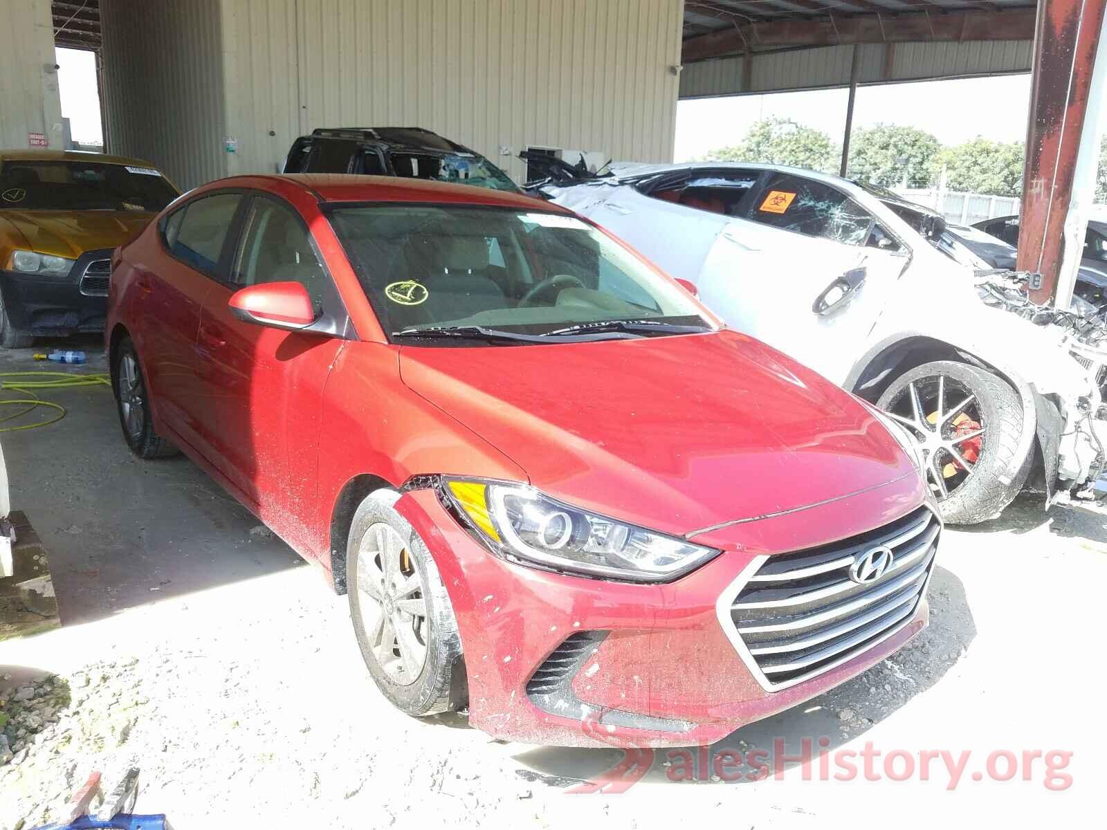 5NPD84LF7JH305002 2018 HYUNDAI ELANTRA