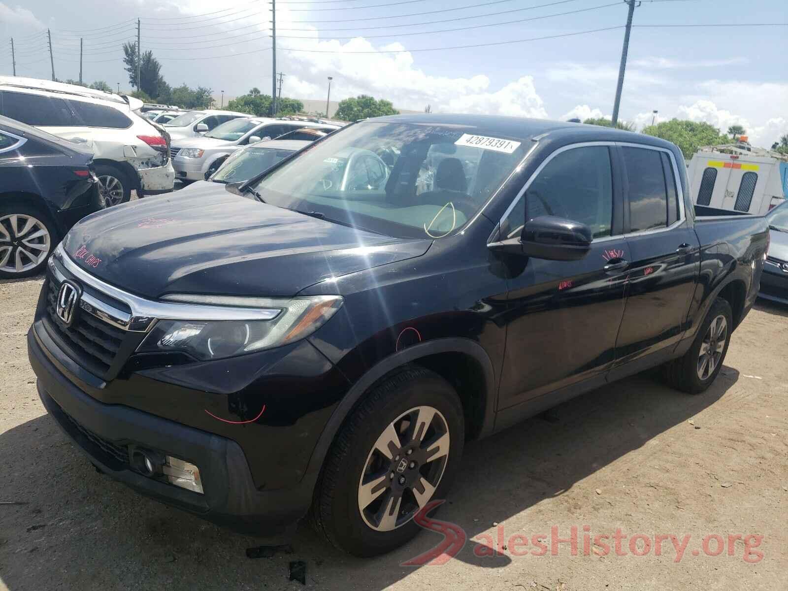 5FPYK3F68HB029356 2017 HONDA RIDGELINE