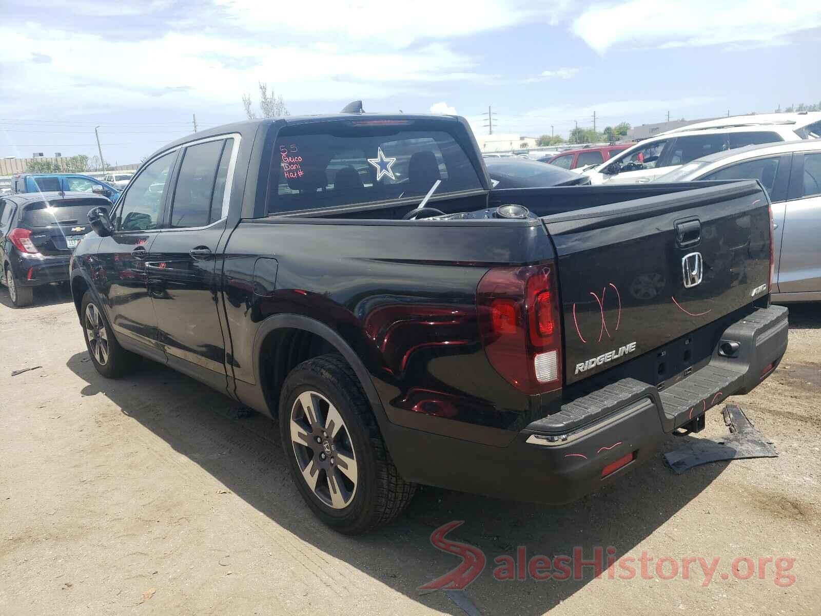 5FPYK3F68HB029356 2017 HONDA RIDGELINE