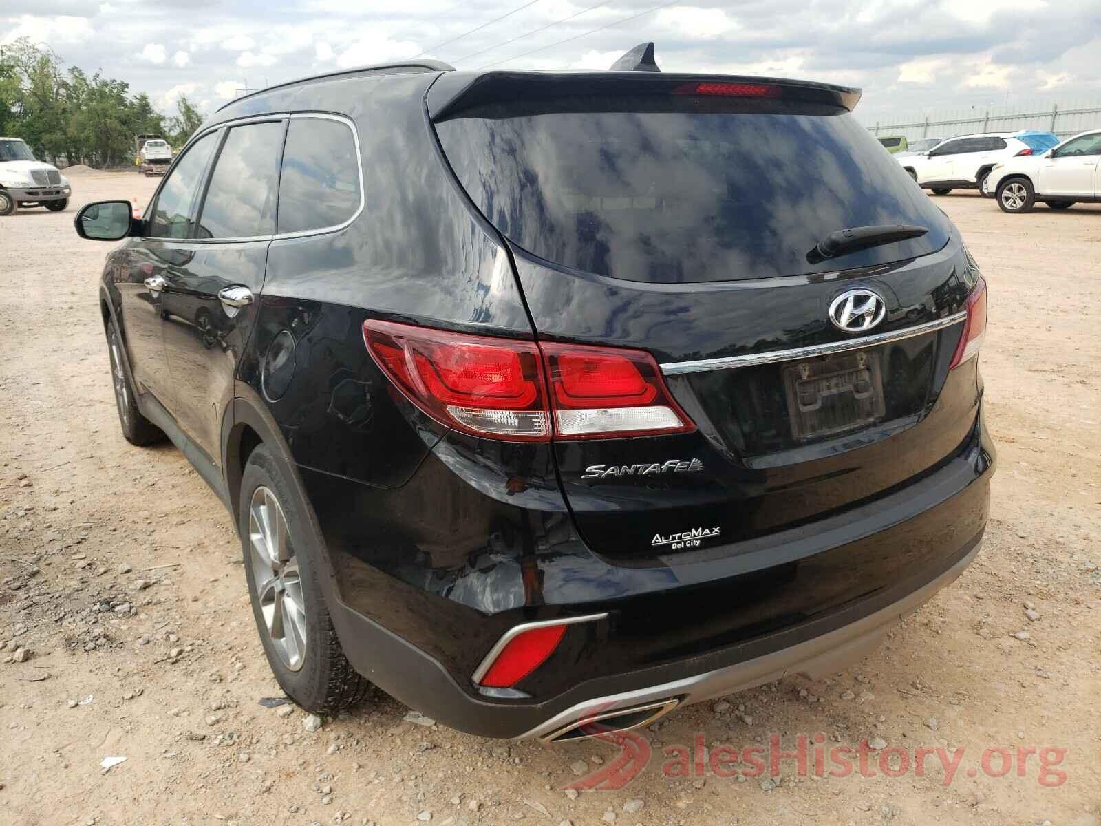 KM8SM4HF4HU255554 2017 HYUNDAI SANTA FE