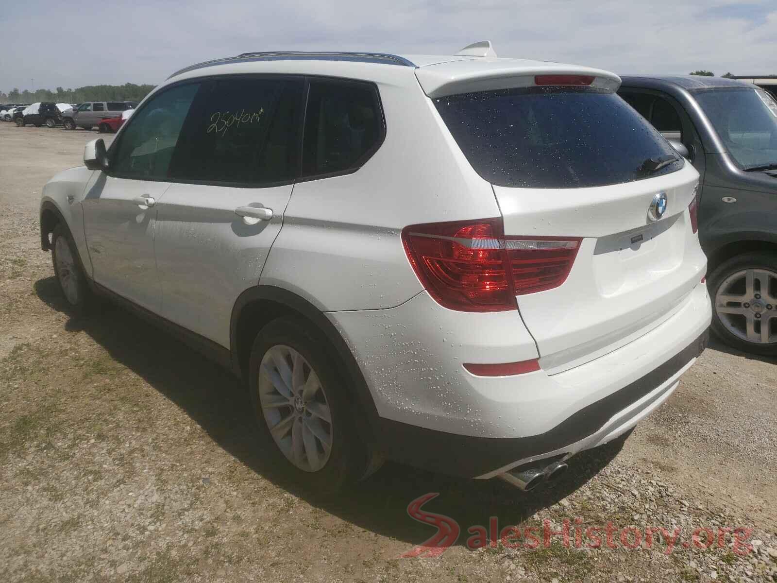 5UXWX9C33H0T24344 2017 BMW X3