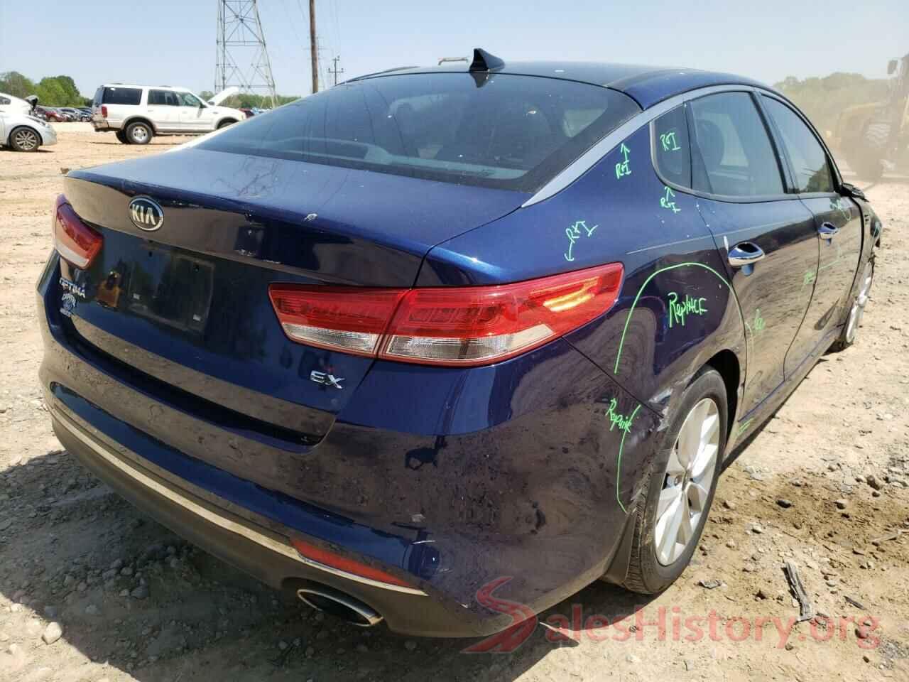 5XXGU4L31GG119216 2016 KIA OPTIMA