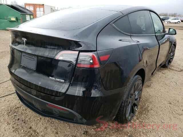 7SAYGDEF5NF366325 2022 TESLA MODEL Y