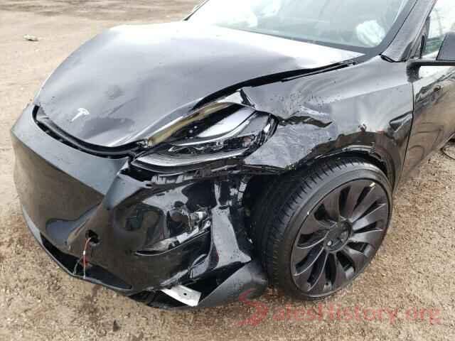 7SAYGDEF5NF366325 2022 TESLA MODEL Y