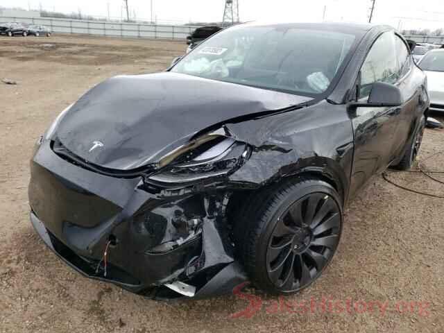 7SAYGDEF5NF366325 2022 TESLA MODEL Y