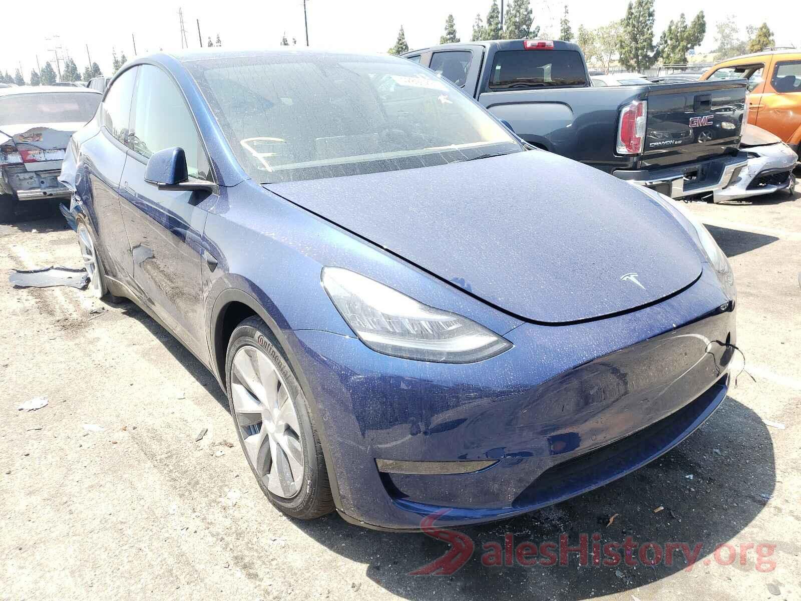 5YJYGDEE7MF140824 2021 TESLA MODEL Y