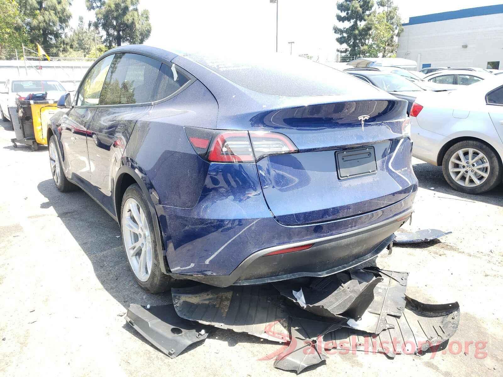 5YJYGDEE7MF140824 2021 TESLA MODEL Y