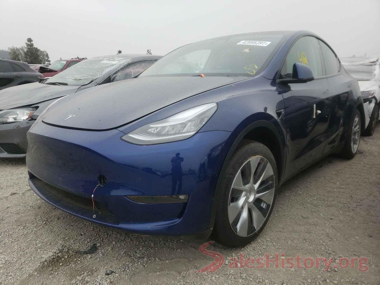 5YJYGDEE7MF140824 2021 TESLA MODEL Y