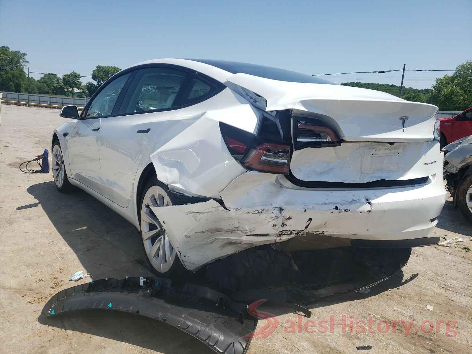 5YJ3E1EB3MF860528 2021 TESLA MODEL 3