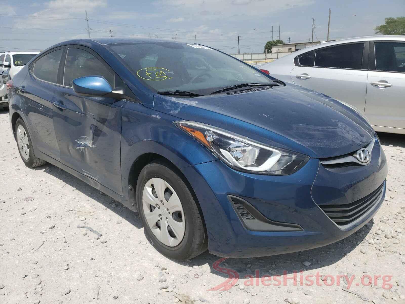 KMHDH4AE4GU655868 2016 HYUNDAI ELANTRA