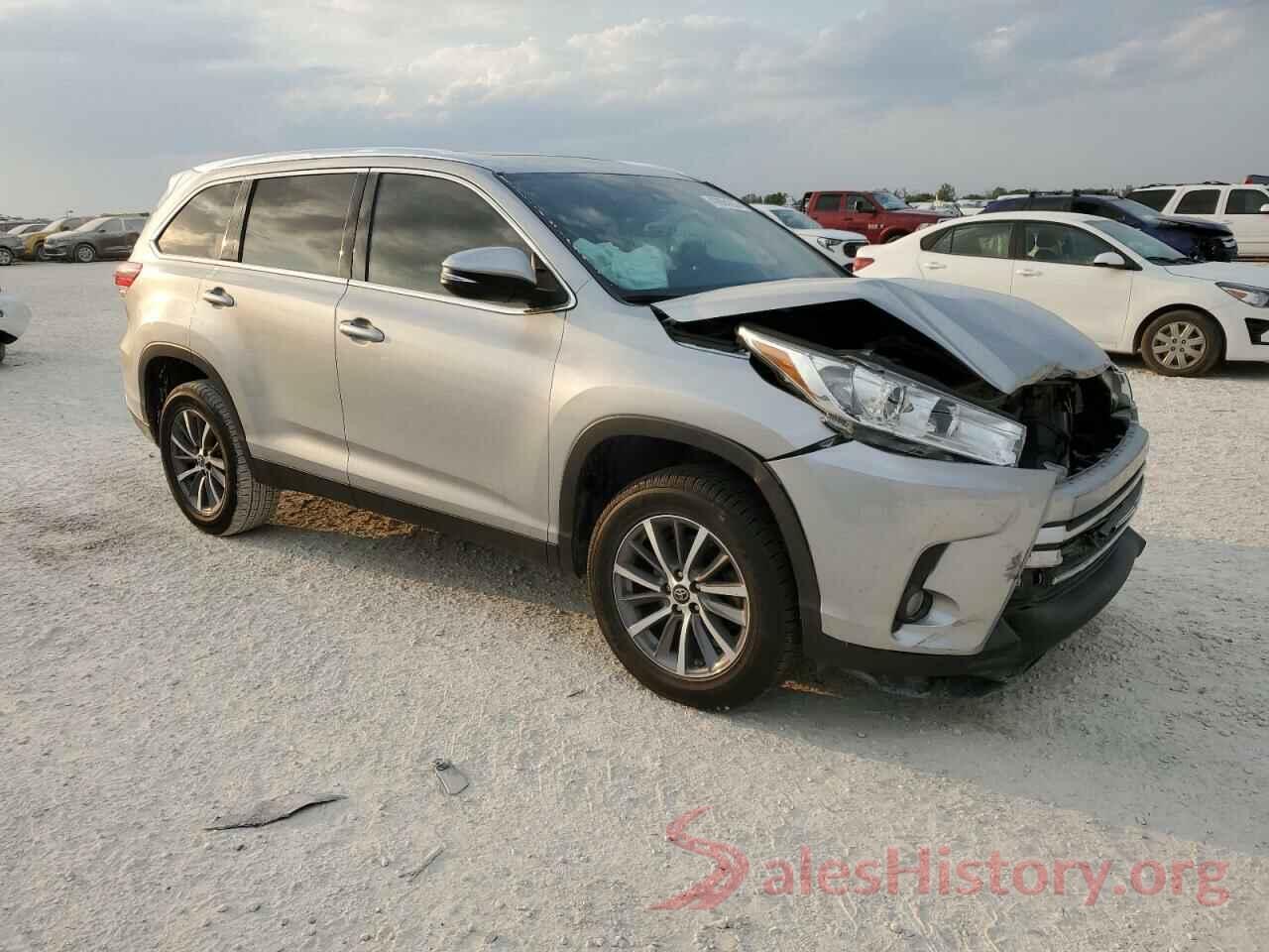 5TDKZRFH7KS562221 2019 TOYOTA HIGHLANDER