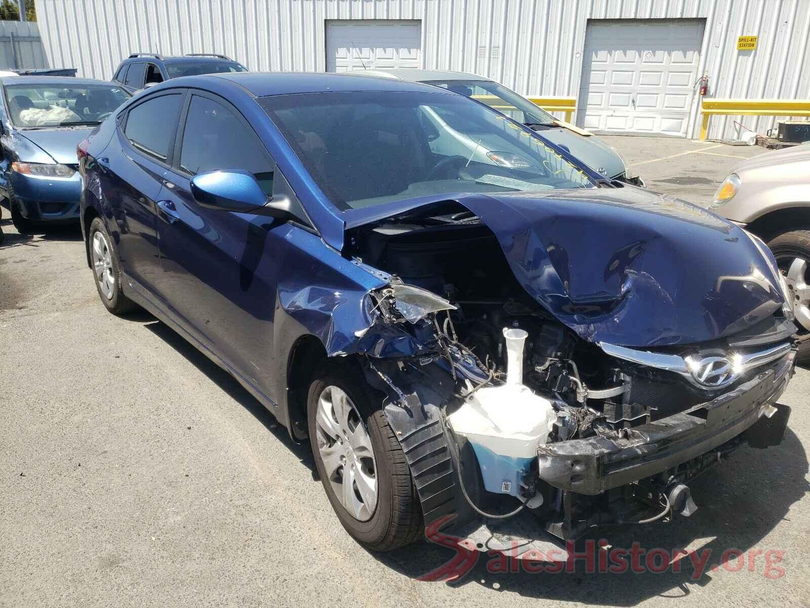 5NPDH4AE4GH735010 2016 HYUNDAI ELANTRA