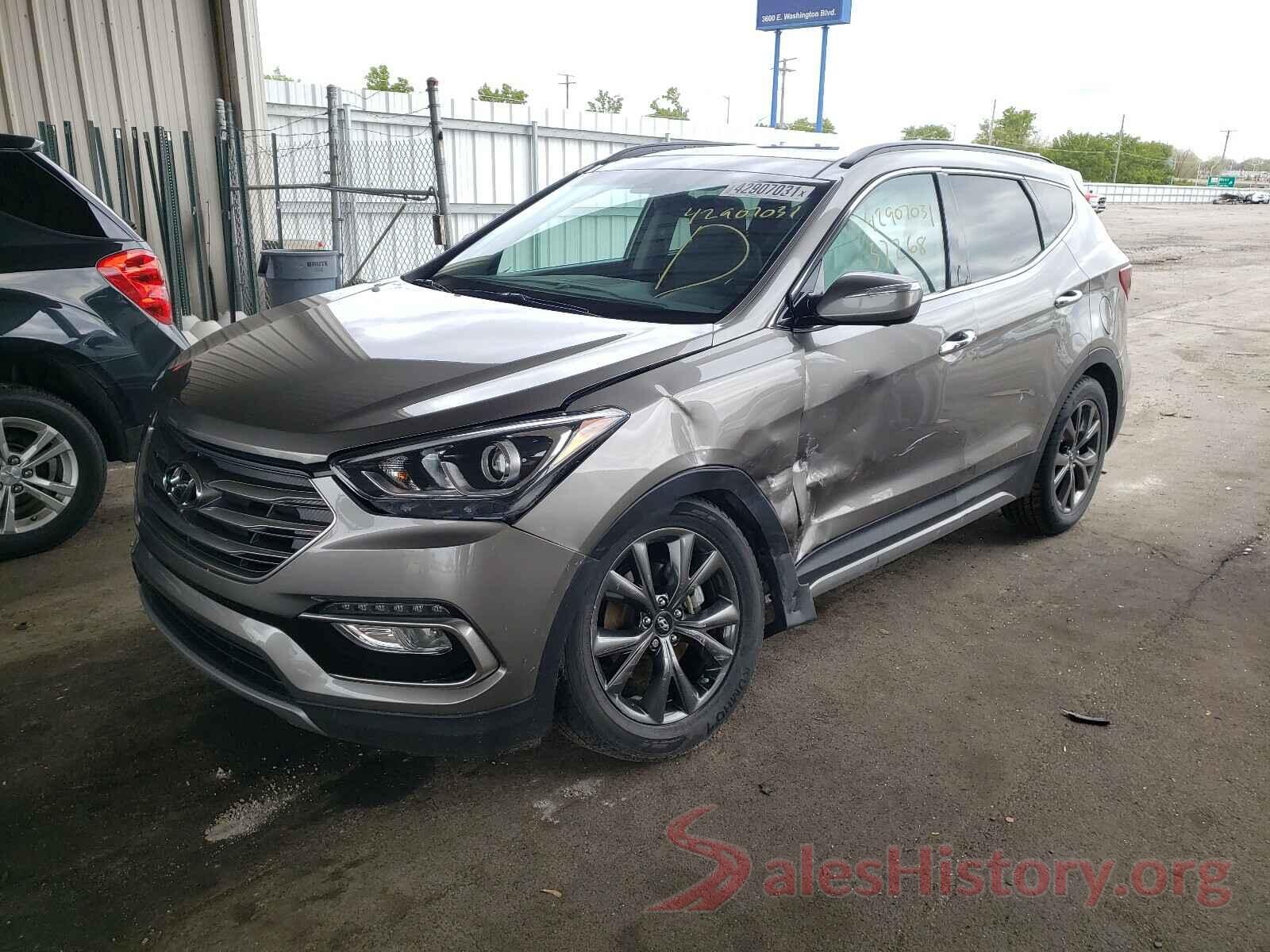 5XYZWDLA5HG394893 2017 HYUNDAI SANTA FE