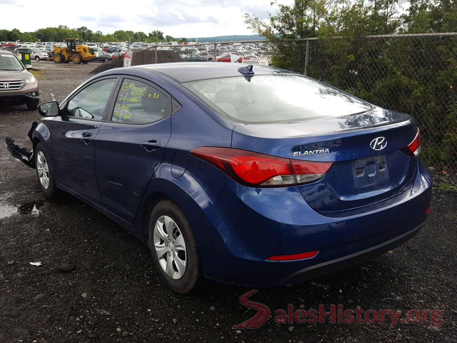 5NPDH4AE7GH735292 2016 HYUNDAI ELANTRA