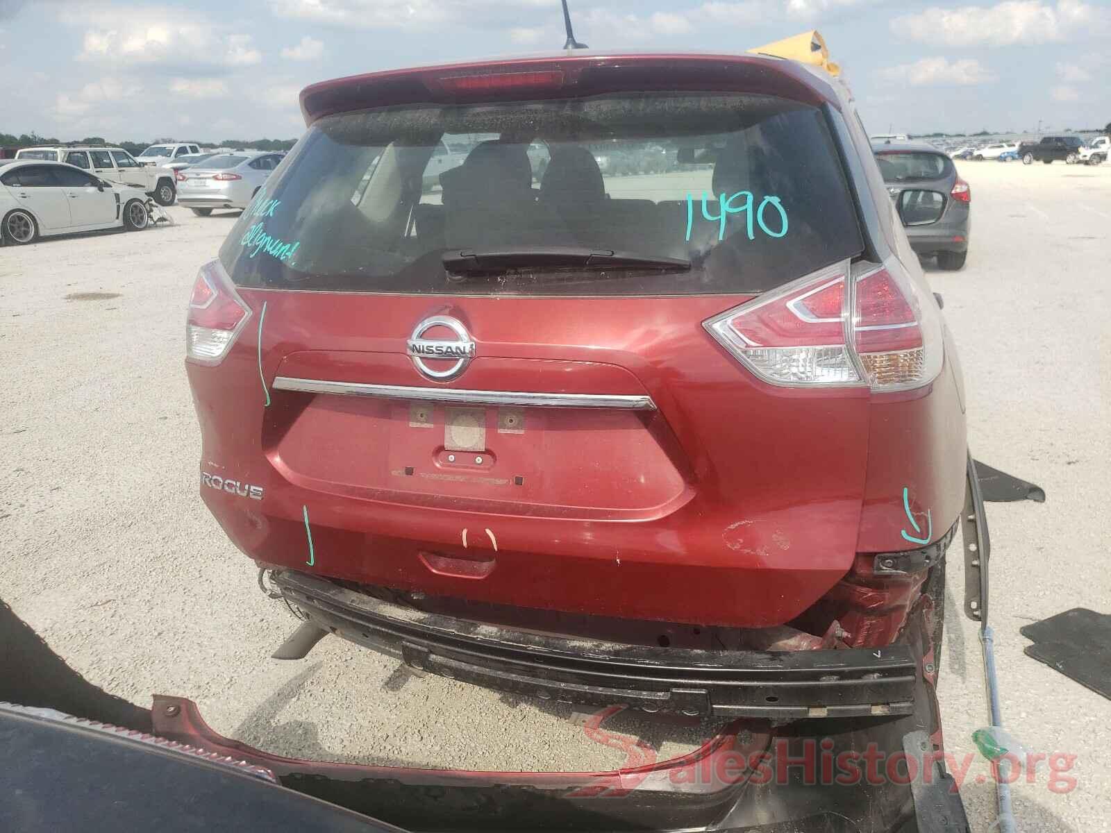 JN8AT2MT6GW015626 2016 NISSAN ROGUE