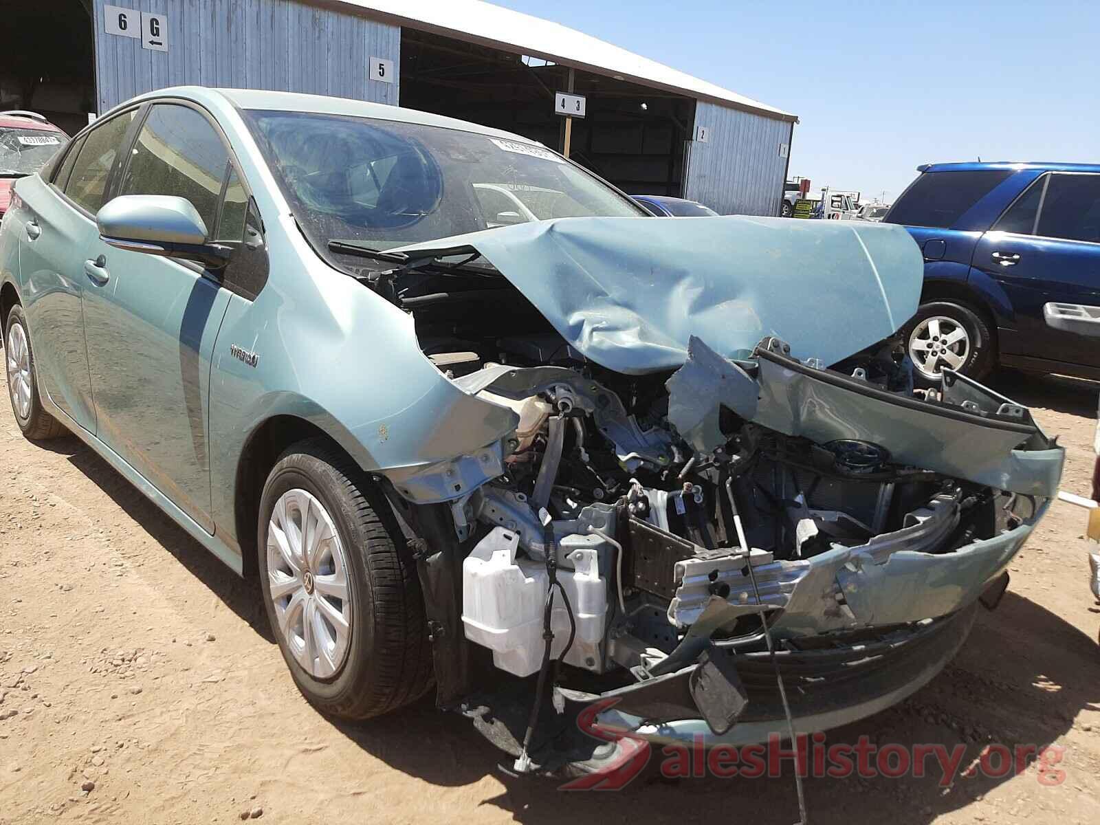 JTDKARFU5K3075329 2019 TOYOTA PRIUS