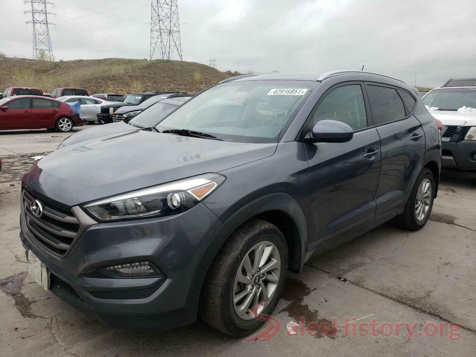 KM8J3CA4XGU218153 2016 HYUNDAI TUCSON