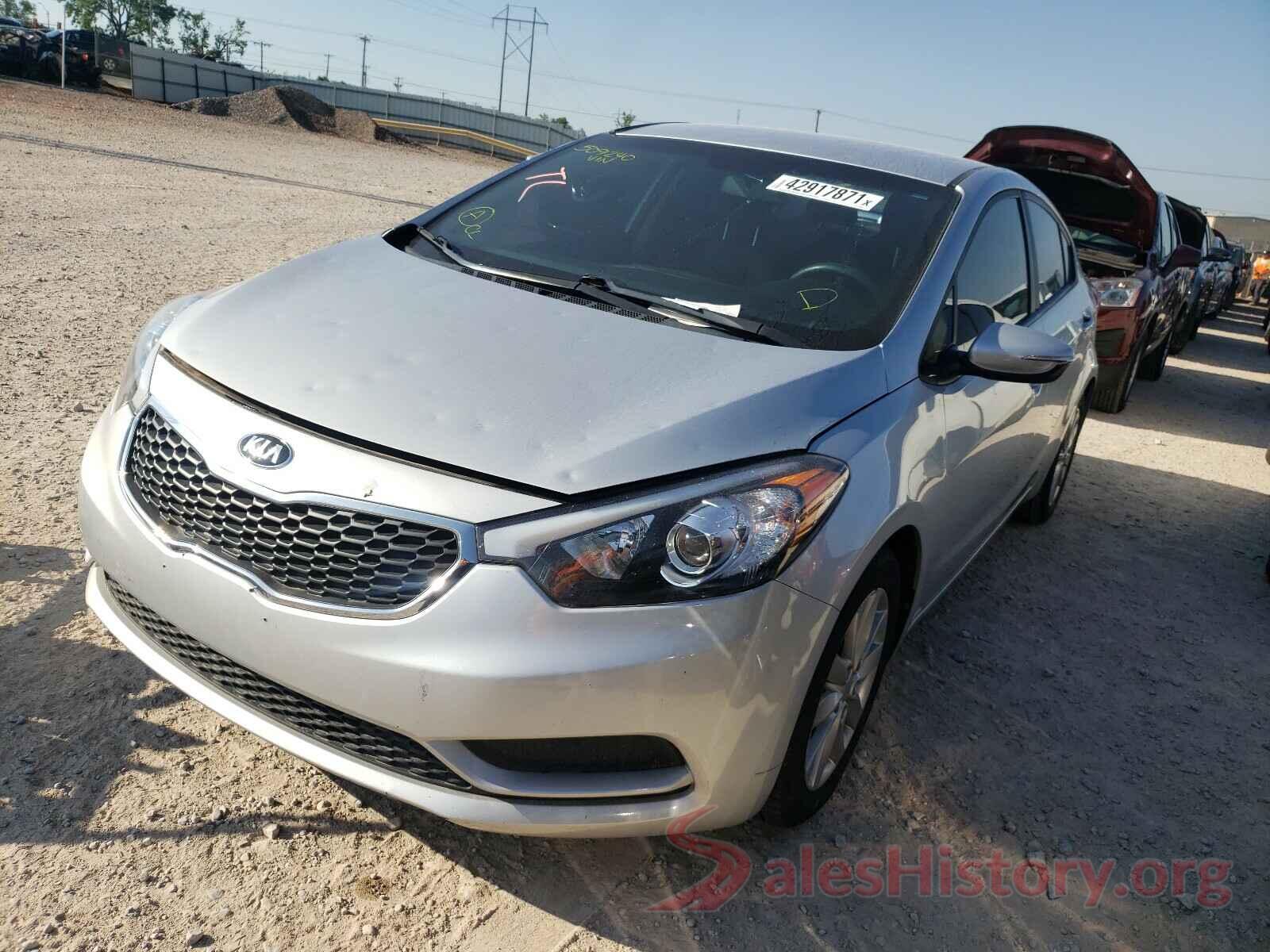 KNAFX4A67G5509240 2016 KIA FORTE