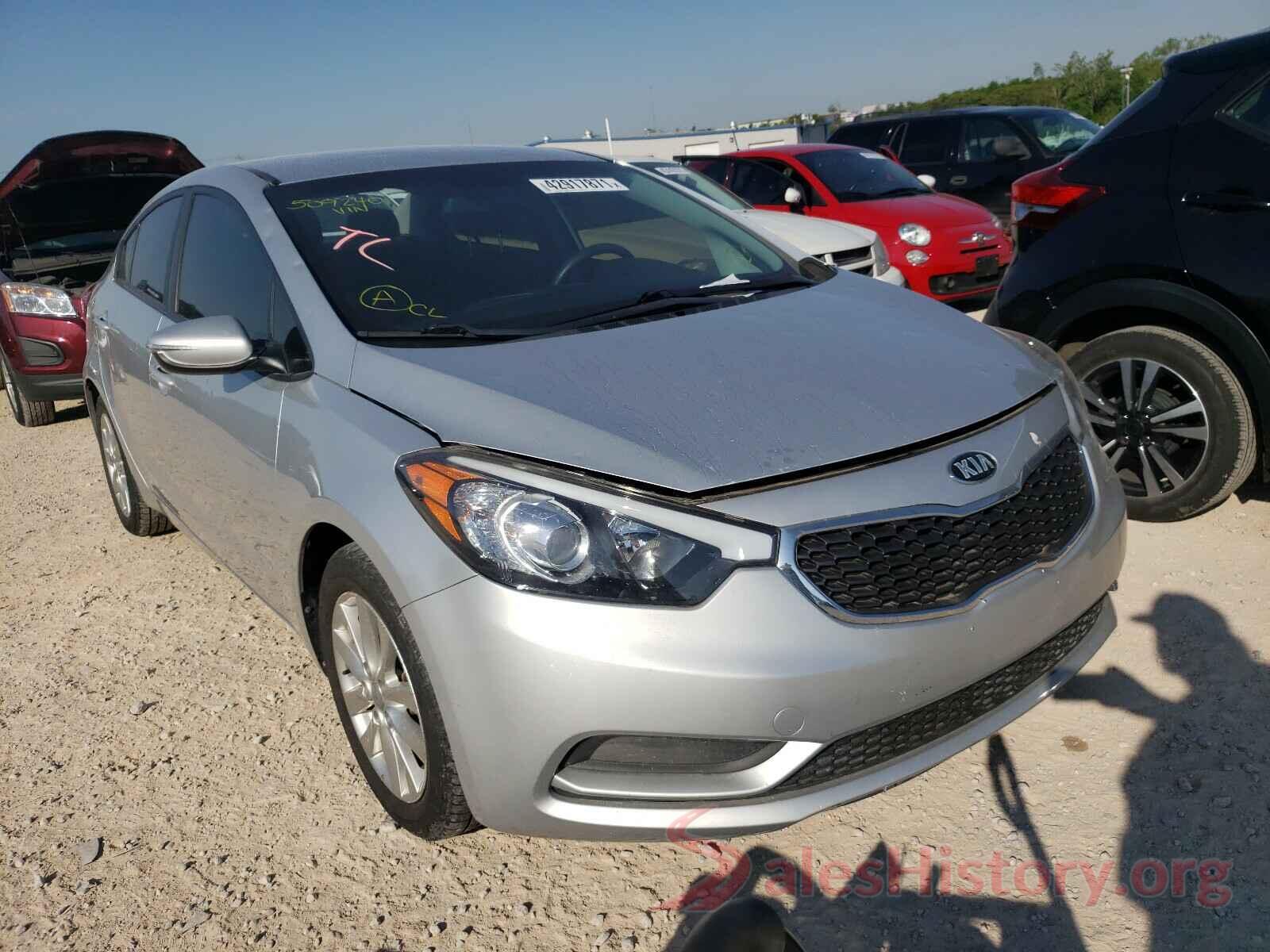 KNAFX4A67G5509240 2016 KIA FORTE