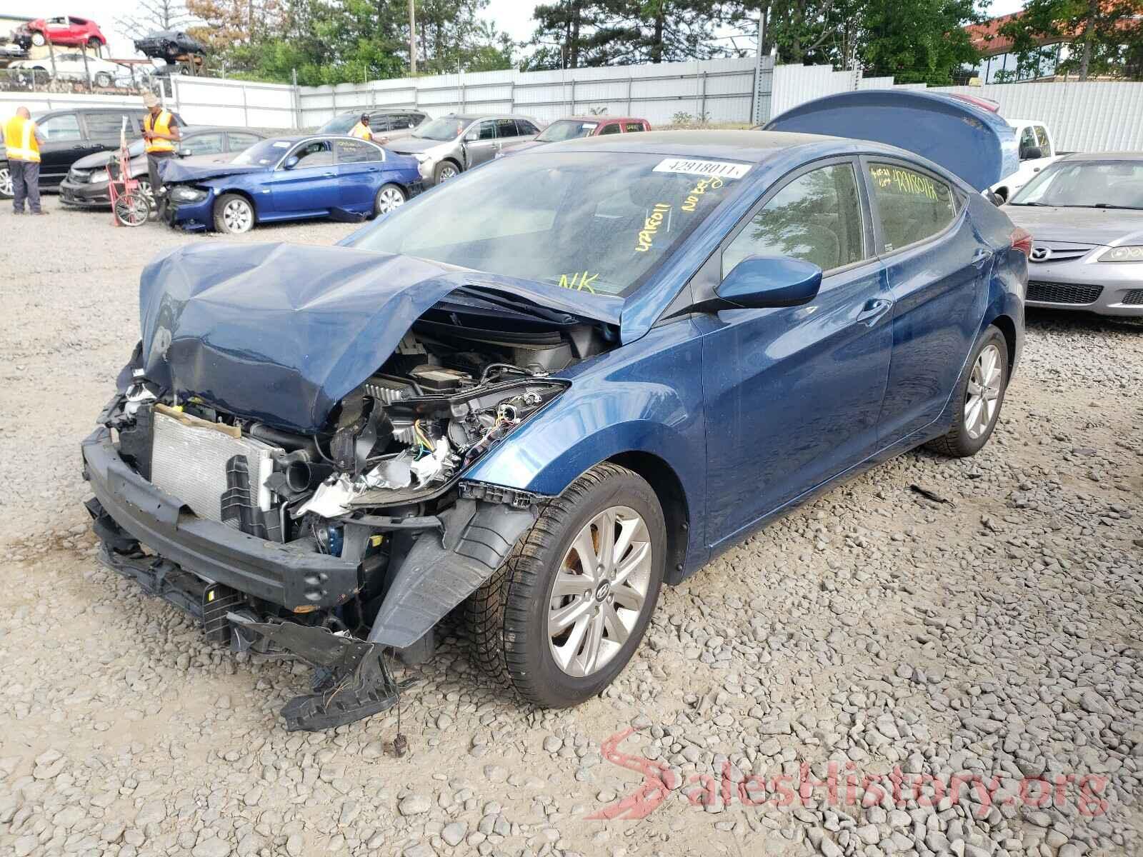 KMHDH4AE2GU587103 2016 HYUNDAI ELANTRA