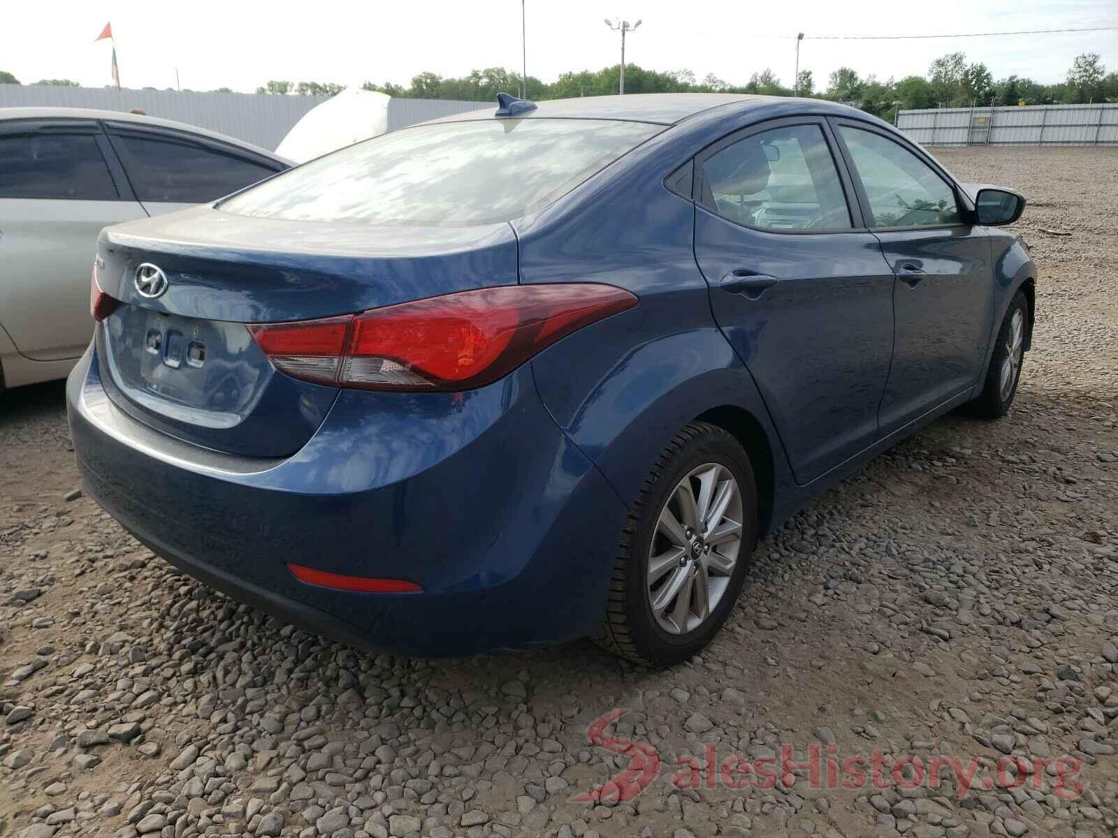 KMHDH4AE2GU587103 2016 HYUNDAI ELANTRA