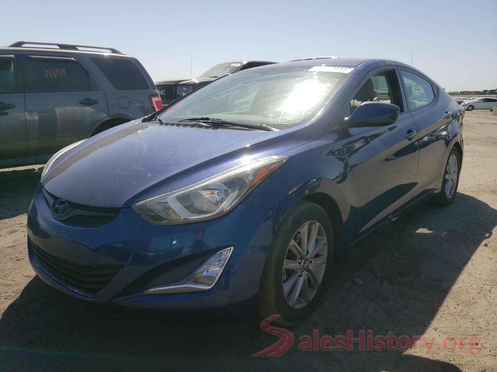 5NPDH4AE8GH706965 2016 HYUNDAI ELANTRA