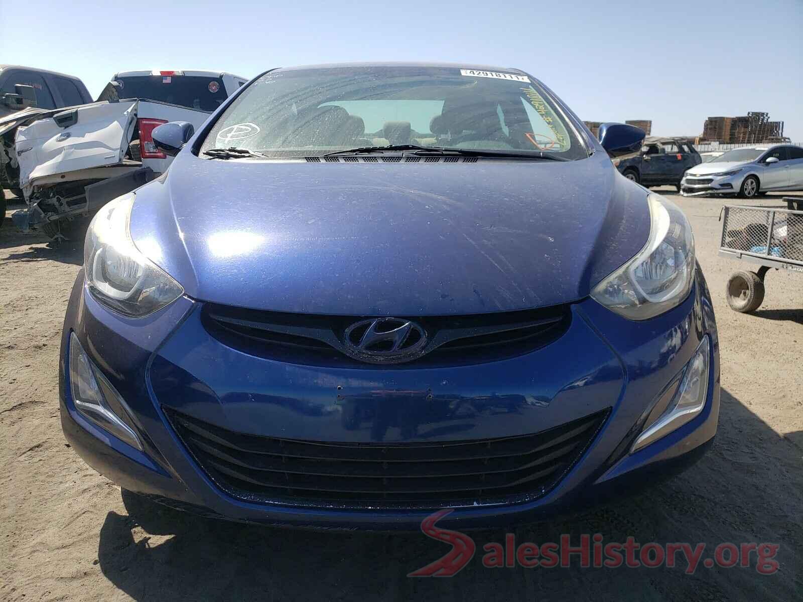 5NPDH4AE8GH706965 2016 HYUNDAI ELANTRA