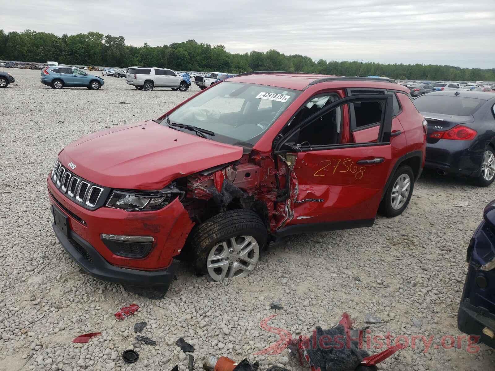 3C4NJCAB3JT227577 2018 JEEP COMPASS