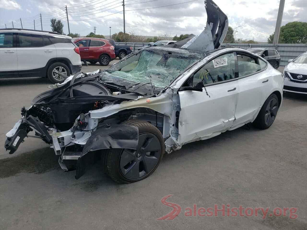 5YJ3E1EA2MF090345 2021 TESLA MODEL 3