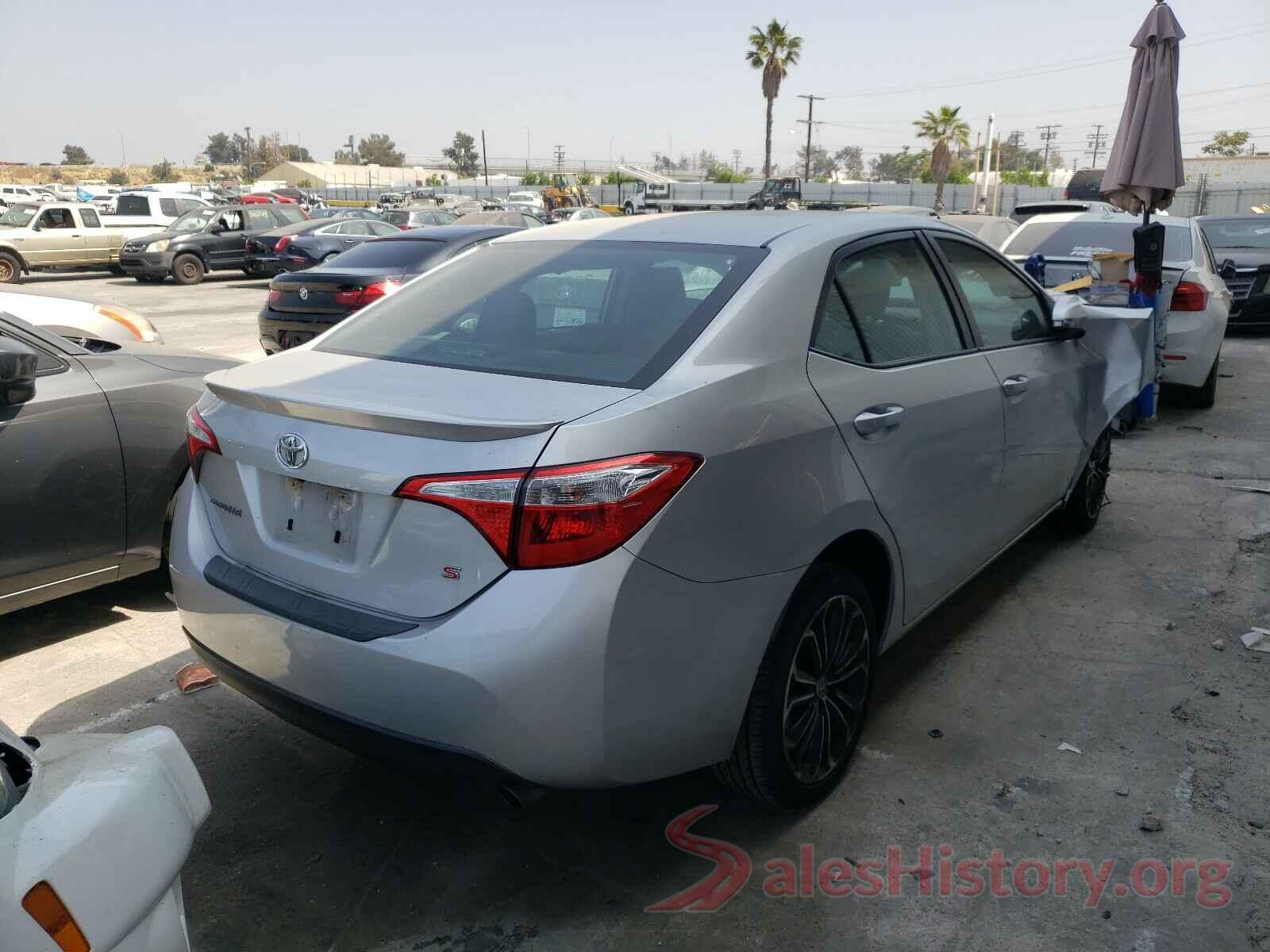 5YFBURHE3GP533168 2016 TOYOTA COROLLA