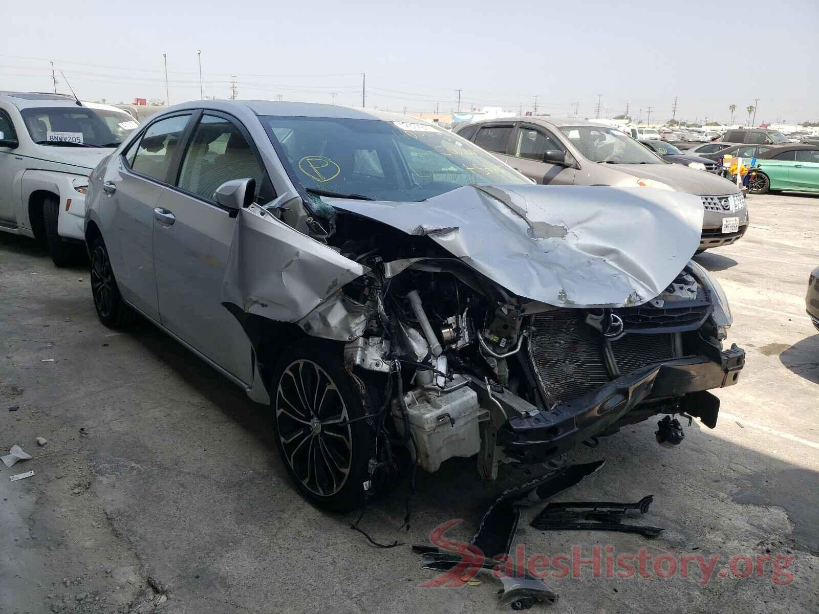 5YFBURHE3GP533168 2016 TOYOTA COROLLA