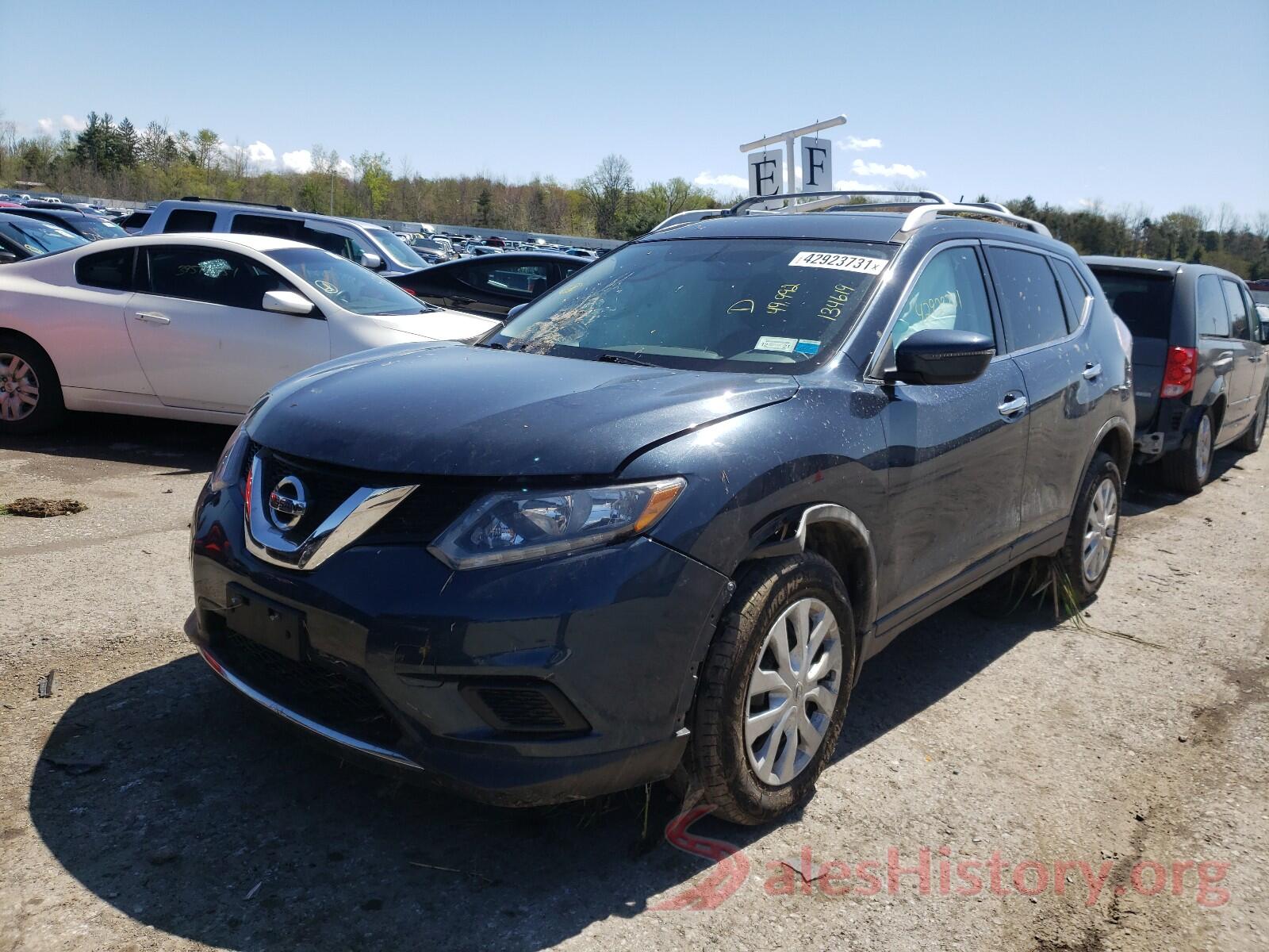 JN8AT2MVXGW134619 2016 NISSAN ROGUE