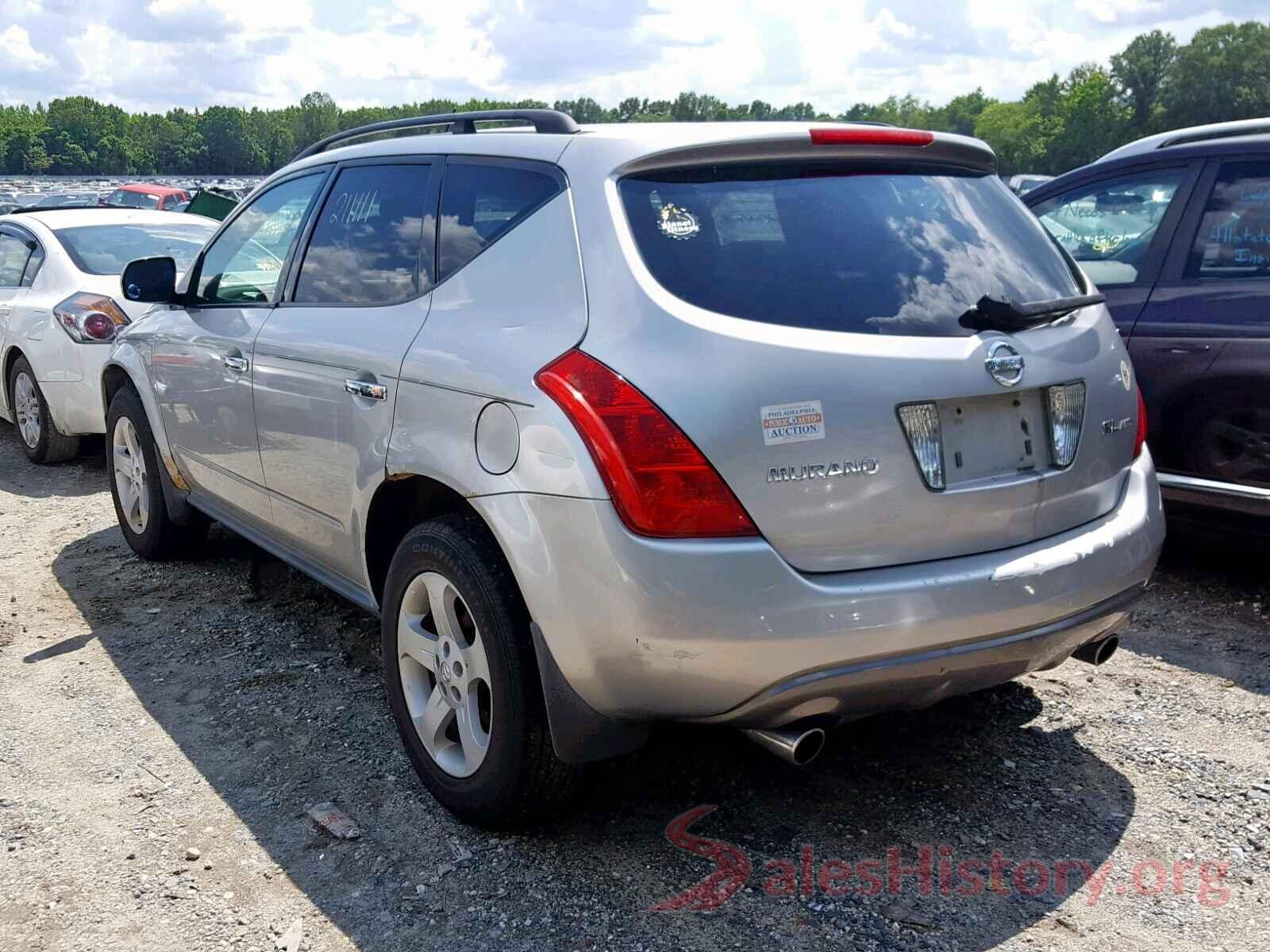 JN8AZ08WX3W204975 2003 NISSAN MURANO SL