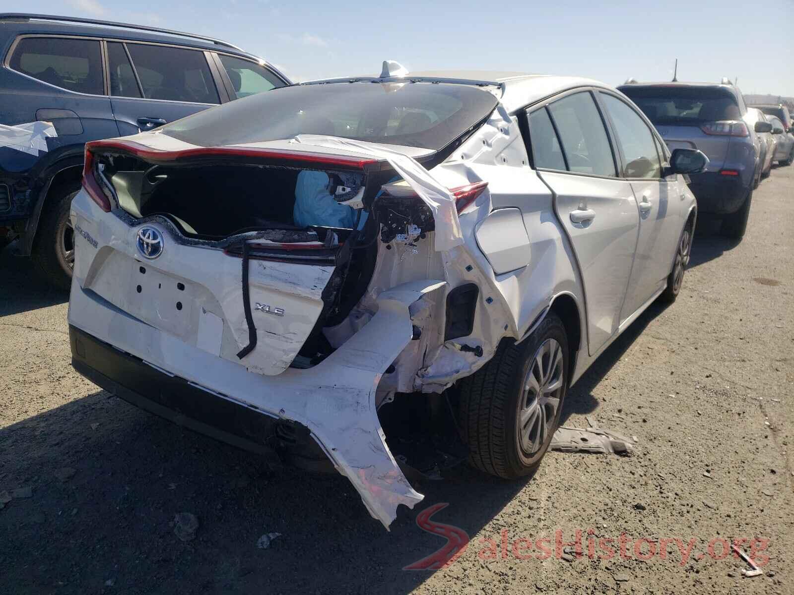 JTDKARFP4L3159959 2020 TOYOTA PRIUS